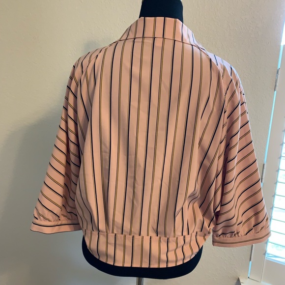 Hyfve  waist tie loose fit blouse, shirt, top, great with black shorts.like new - Picture 3 of 11